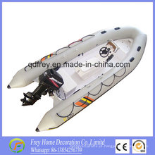 Venda quente Barco de pesca Ce Fiberglass Rib, Barco Mortor